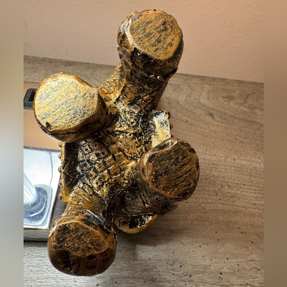 Gold Elephant Figurine - Home Accents Decor - Picture 3 of 5